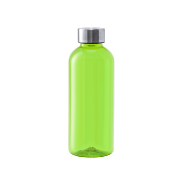 Borraccia personalizzabile 600 ml Tritan trasparente tappo inox BPA free