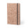 Block Notes personalizzabile copertina rigida in sughero naturale 80 fogli