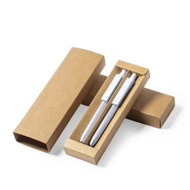 Set penna e roller personalizzabile alluminio riciclato eco-sostenibile