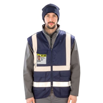Canotta personalizzata con logo - Heavy Duty Polycotton Security Vest