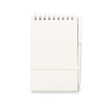 Taccuino personalizzato cartoni del latte riciclati con biro integrata