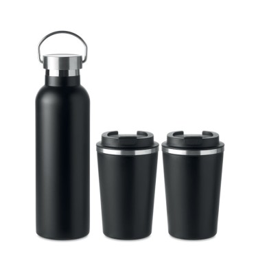 Gadget per cucina e casa regalo aziendale per la casa - HELSINKI SET - Set bottiglie doppio strato