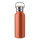 Borraccia personalizzabile con coperchio bamboo e doppio strato acciaio inox 500 ml