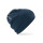 Berretto personalizzabile Beechfield in cotone elastico con etichetta rimovibile