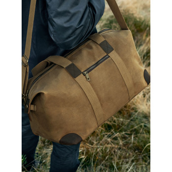Borse da viaggio personalizzate con logo - Heritage Waxed Canvas Holdall
