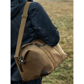 Borse da viaggio personalizzate con logo - Heritage Waxed Canvas Holdall