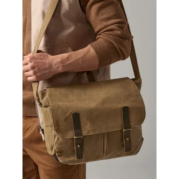 Borse personalizzate con logo - Heritage Waxed Canvas Messenger