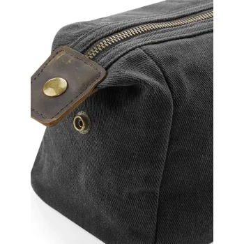 Beauty Case da Viaggio Personalizzato - Heritage Waxed Canvas Wash Bag