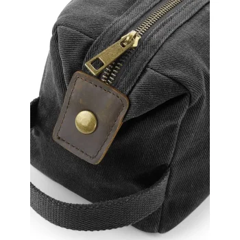 Beauty Case da Viaggio Personalizzato - Heritage Waxed Canvas Wash Bag