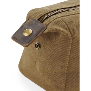 beauty case personalizzati​ - Heritage Waxed Canvas Wash Bag