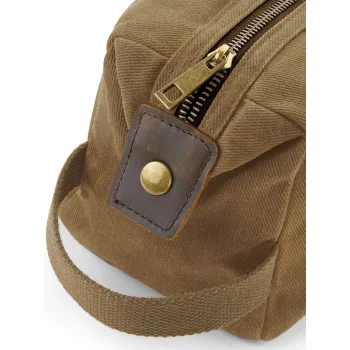 Beauty Case da Viaggio Personalizzato - Heritage Waxed Canvas Wash Bag