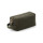 Beauty Case personalizzabile Quadra in cotone canvas cerato con pelle