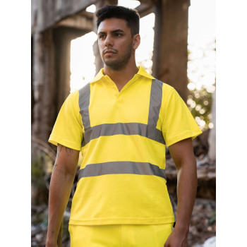 T-shirt alta visibilità personalizzate - Hi-viz Polo Shirt