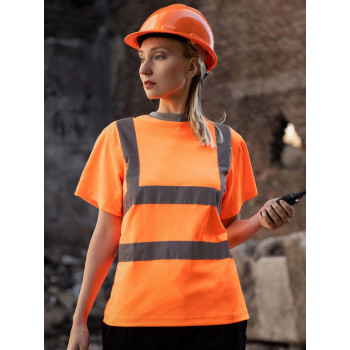 T-shirt alta visibilità personalizzate - Hi-Viz Poly-Cotton Shirt