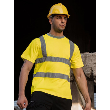 T-shirt alta visibilità personalizzate - Hi-Viz Poly-Cotton Shirt