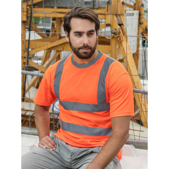 T-shirt alta visibilità personalizzate - Hi-Viz Poly-Cotton Shirt