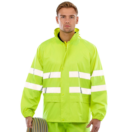 High Viz Waterproof Suit