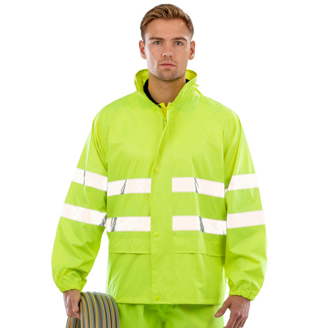 High Viz Waterproof Suit