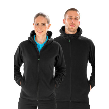 Hooded Recycled Microfleece Jacket