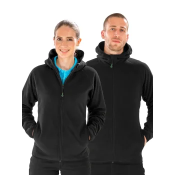 Hooded Recycled Microfleece Jacket