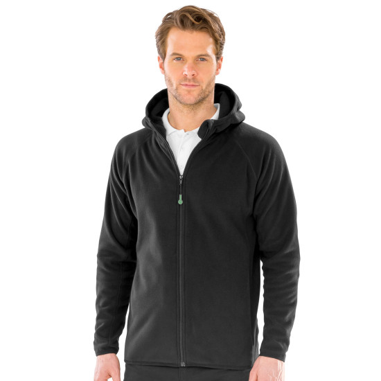 Hooded Recycled Microfleece Jacket