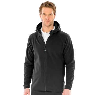 Hooded Recycled Microfleece Jacket