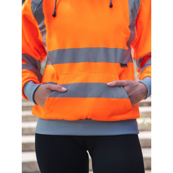 Felpe alta visibilità personalizzate - Hoody