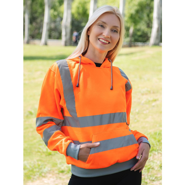 Felpe alta visibilità personalizzate - Hoody