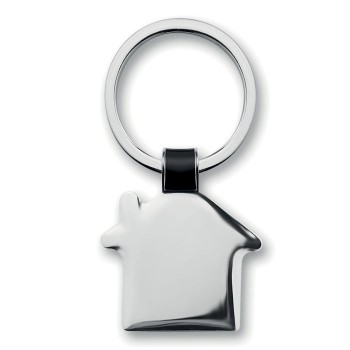 Portachiavi in metallo personalizzati con logo - HOUSY - Portachiavi casa in metallo