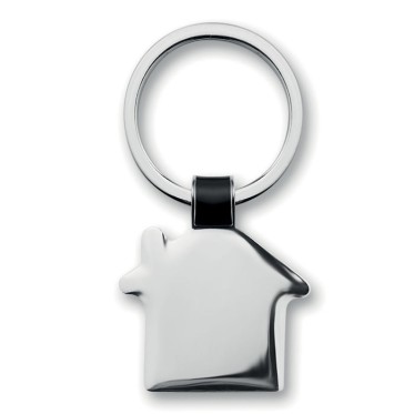 Portachiavi in metallo personalizzati con logo - HOUSY - Portachiavi casa in metallo