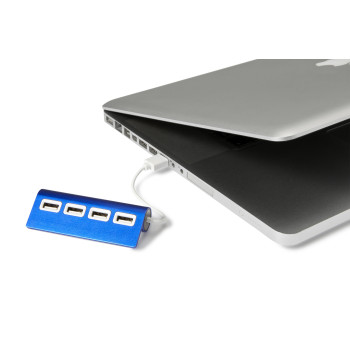 Hub USB in alluminio Leo
