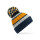 Cuffia pesante personalizzabile Beechfield a coste con pom pom sporco