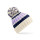 Cuffia pesante personalizzabile Beechfield a coste con pom pom sporco