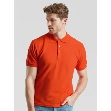 Polo personalizzabile Fruit of the Loom slim fit cotone piqué