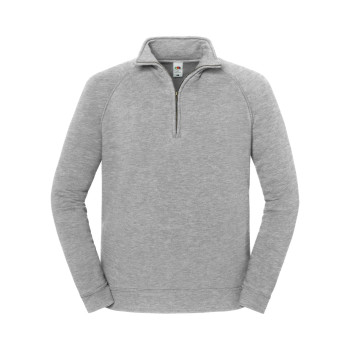felpe uomo personalizzate - Iconic Premium Zip Neck Sweat