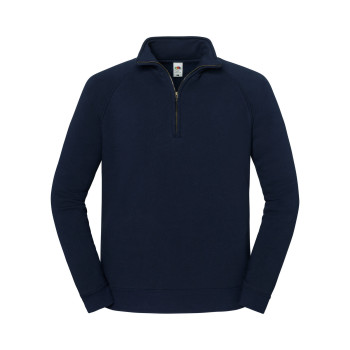felpe uomo personalizzate - Iconic Premium Zip Neck Sweat