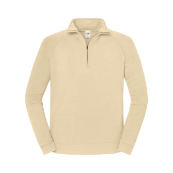 felpe uomo personalizzate - Iconic Premium Zip Neck Sweat