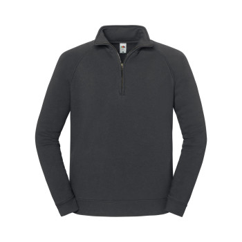 felpe uomo personalizzate - Iconic Premium Zip Neck Sweat