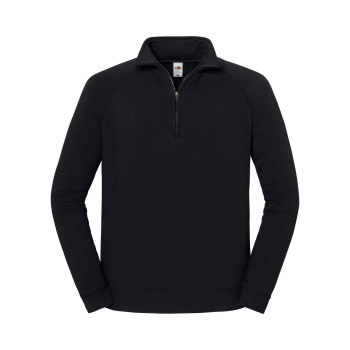 felpe uomo personalizzate - Iconic Premium Zip Neck Sweat