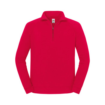felpe uomo personalizzate - Iconic Premium Zip Neck Sweat