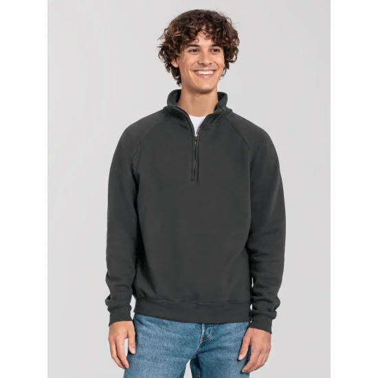 Iconic Premium Zip Neck Sweat