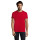 T-shirt personalizzabile uomo cotone elasticizzato con colletto a coste