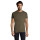 T-shirt personalizzabile uomo cotone elasticizzato con colletto a coste