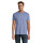 T-shirt personalizzabile uomo cotone elasticizzato con colletto a coste