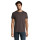 T-shirt personalizzabile uomo cotone elasticizzato con colletto a coste
