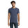 T-shirt personalizzabile uomo cotone elasticizzato con colletto a coste