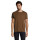 T-shirt personalizzabile uomo cotone elasticizzato con colletto a coste