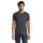 T-shirt personalizzabile uomo cotone elasticizzato con colletto a coste