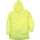 K way impermeabile giallo con cappuccio e tasche frontali