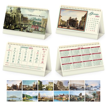 Calendari da tavolo personalizzati con logo - ITALIA ANTICA
